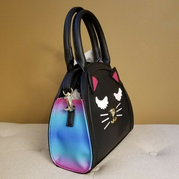 Black Cat Face Handbag - Picture 3 of 8